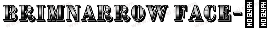 BrimNarrow Face字体转换